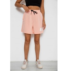 Шорти жіночі з принтом, колір персиковий, 238R456