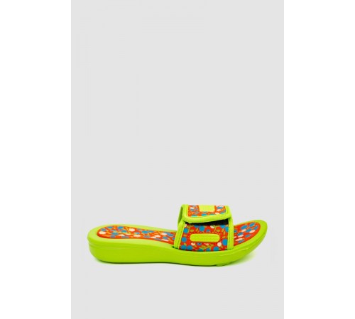 Шльопанці дитячі гумові, колір салатовий, 243R617B-41