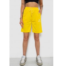 Шорты женские, цвет желтый, 238RJH019-1