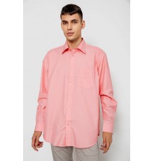Рубашка мужская классическая, цвет розовый, 244R331