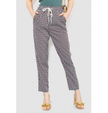 Штани жіночі вільного крою, колір синьо-м'ятний, 244R053