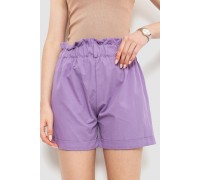 Шорти жіночі класичні з манжетом, колір світло-фіолетовий, 214R833