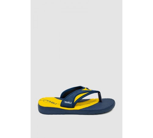 В'єтнамки дитячі, колір ультрамарин-жовтий, 243R9015B-17