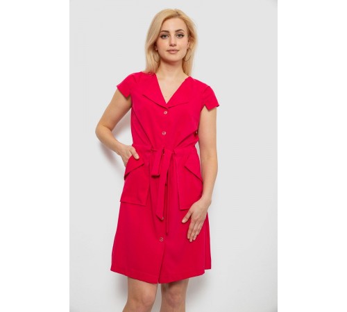 Сукня софт однотонна, колір рожевий, 230R028