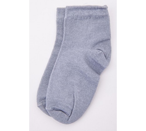 Дитячі однотонні шкарпетки, сірого кольору, 167R605-1