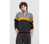 Светр-обманка чоловічий, колір сірий, 161R913