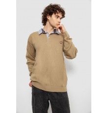 Свитер-обманка мужской, цвет бежевый, 161R924