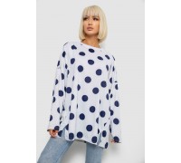 Світшот жіночий в горох, колір молочний, 257R332-1