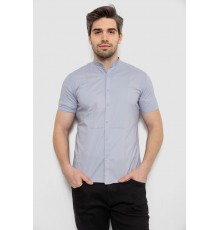 Рубашка мужская однотонная, цвет серый, 186R2043