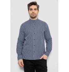 Рубашка мужская в полоску, цвет синий, 186R2091