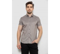 Рубашка мужская с принтом, цвет мокко, 186R6918