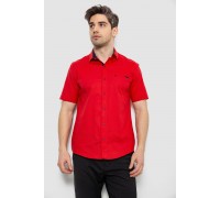 Чоловіча сорочка з принтом, колір червоний, 186R7010
