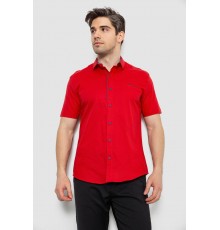 Мужская рубашка с принтом, цвет красный, 186R7128