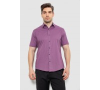 Рубашка мужская с принтом, цвет сиреневый, 186R7338