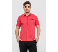 Чоловіча сорочка з принтом, колір кораловий, 186R7535