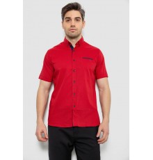 Рубашка мужская с принтом, цвет красный, 186RKB103