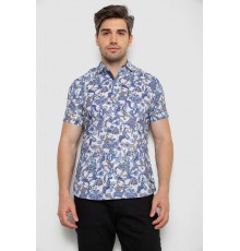 Сорочка чоловіча з короткими рукавами, колір бузковий, 214R582