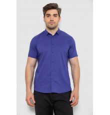 Рубашка мужская с принтом, цвет фиолетовый, 214R6917-11