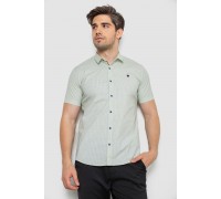 Рубашка мужская с коротким рукавом, цвет оливковый, 214R6917-13