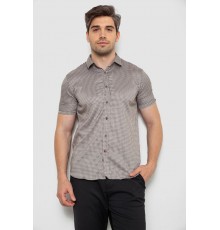 Сорочка чоловіча з принтом, колір бежевий, 214R6917-5