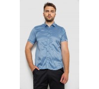 Рубашка мужская с принтом, цвет голубой, 214R6917-5