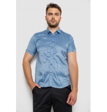 Рубашка мужская с принтом, цвет голубой, 214R6917-5