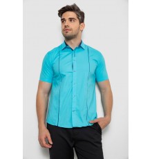Рубашка мужская однотонная, цвет голубой, 214R7003-5