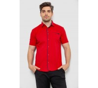 Рубашка мужская с принтом, цвет красный, 214R7016