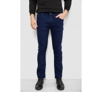Джинсы мужские однотонные Straight, цвет синий, 244R1050-1