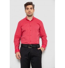 Рубашка мужская с длинным  рукавом, цвет коралловый, 214R7475