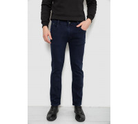 Джинсы мужские однотонные Straight, цвет синий, 244R1048