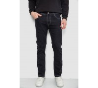 Джинсы мужские демисезонные, цвет черный, 243R8118