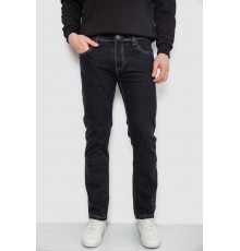 Джинсы мужские демисезонные, цвет черный, 243R8118