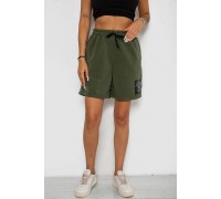 Шорти жіночі з принтом, колір хакі, 238R131