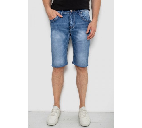 Шорты мужские джинсовые, цвет синий, 244RK7115