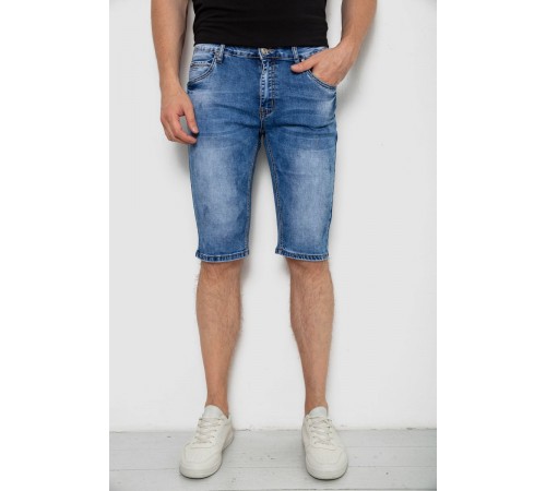 Шорты мужские джинсовые, цвет синий, 244RLS22-0209X