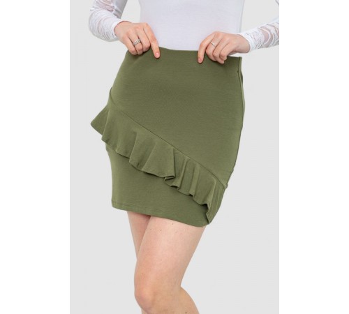Спідниця, колір хакі, 244R102-1