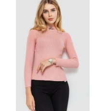 Водолазка трикотажна жіноча, колір світло-рожевий, 204R035