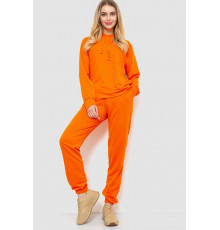 Спортивный костюм женский двухнитка, цвет оранжевый, 244R009