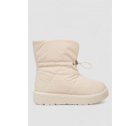 Дутики жіночі зимові на хутрі, колір бежевий, 248RFM300