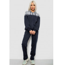 Спортивный костюм женский двухнитка, цвет синий, 244R9126