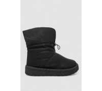 Дутики женские зимние на меху, цвет черно-коричневый, 248RFM200