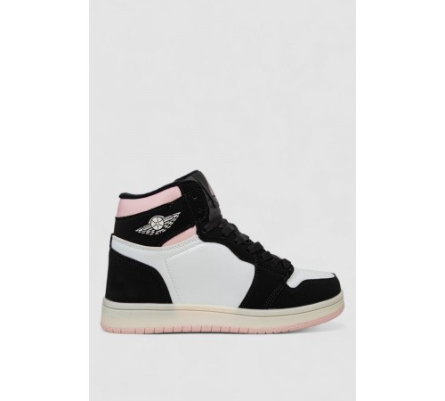 Кросівки жіночі зимові на хутрі, колір біло-рожевий, 248RHB470