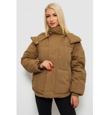 Куртка жіноча зимова коротка, колір хакі, 244R983