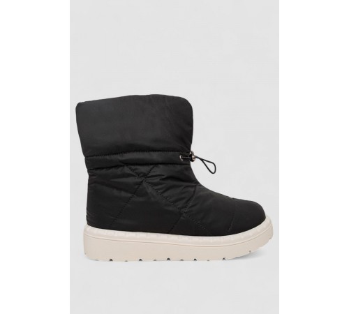 Дутики жіночі зимові на хутрі, колір чорно-бежевий, 248RFM300