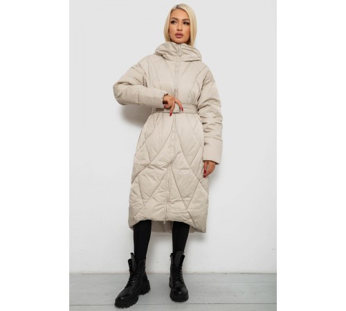 Куртка жіноча зимова, колір світло-бежевий, 244R5618
