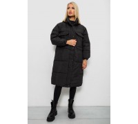 Куртка женская зимняя, цвет черный, 244RA18