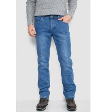 Джинсы мужские на флисе, цвет джинс, 254R2407
