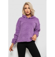 Худі жіночий однотонний з капюшоном, колір бузковий, 257R14