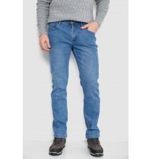 Джинсы мужские на флисе, цвет джинс, 254R2403